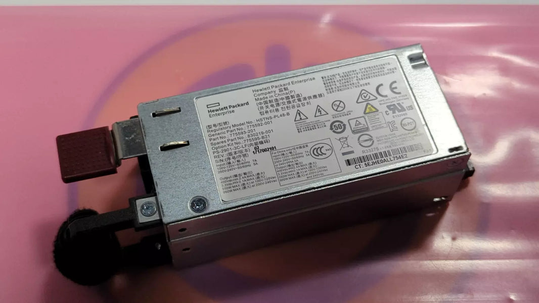 775595-B21 830219-001 HPE 900W Standard AC 240V DC PS