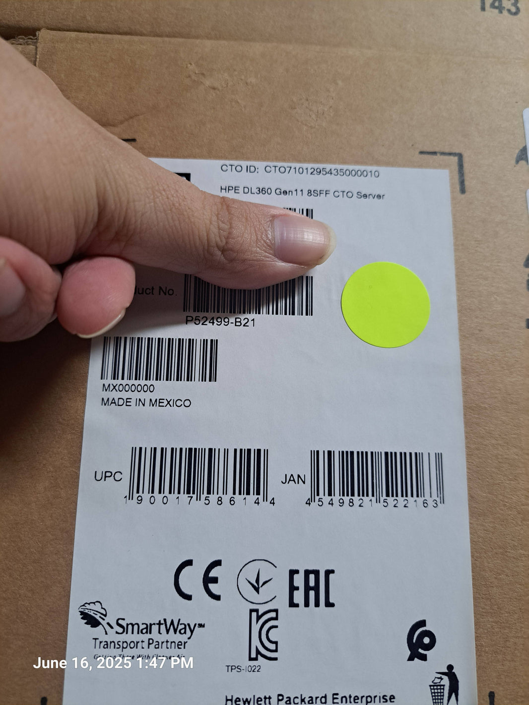 P52499-B21 HPE DL360 Gen11 Server Xeon Silver 4510 • 128GB RAM 6x 3.84TB SSD