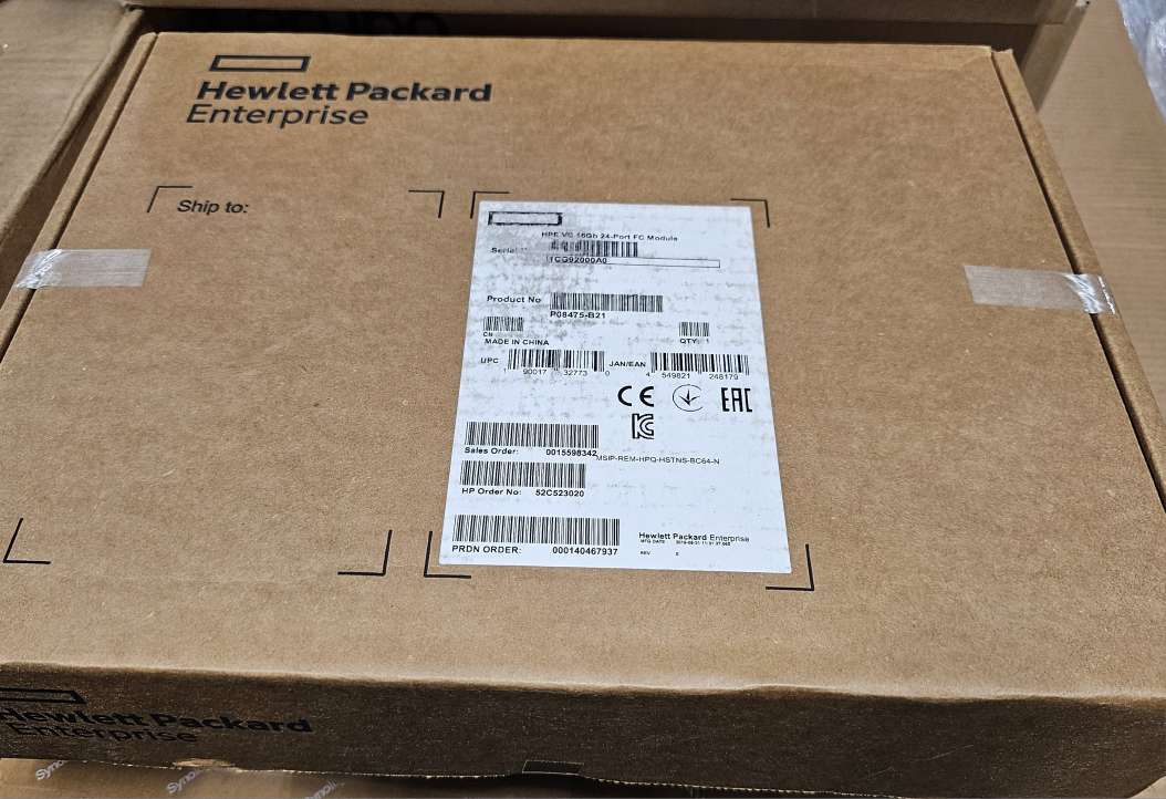 P08475-B21 HPE Virtual Connect 16Gb 24-Port Fibre Channel Module HPE BladeSystem