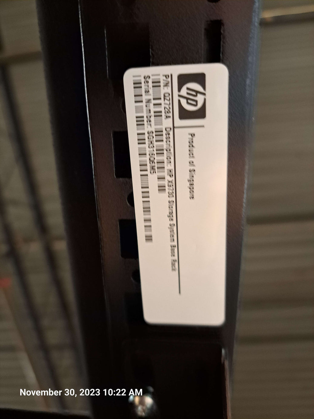 QZ728A HP Rack Base 42U For StoreALL9730 ctorage chassis
