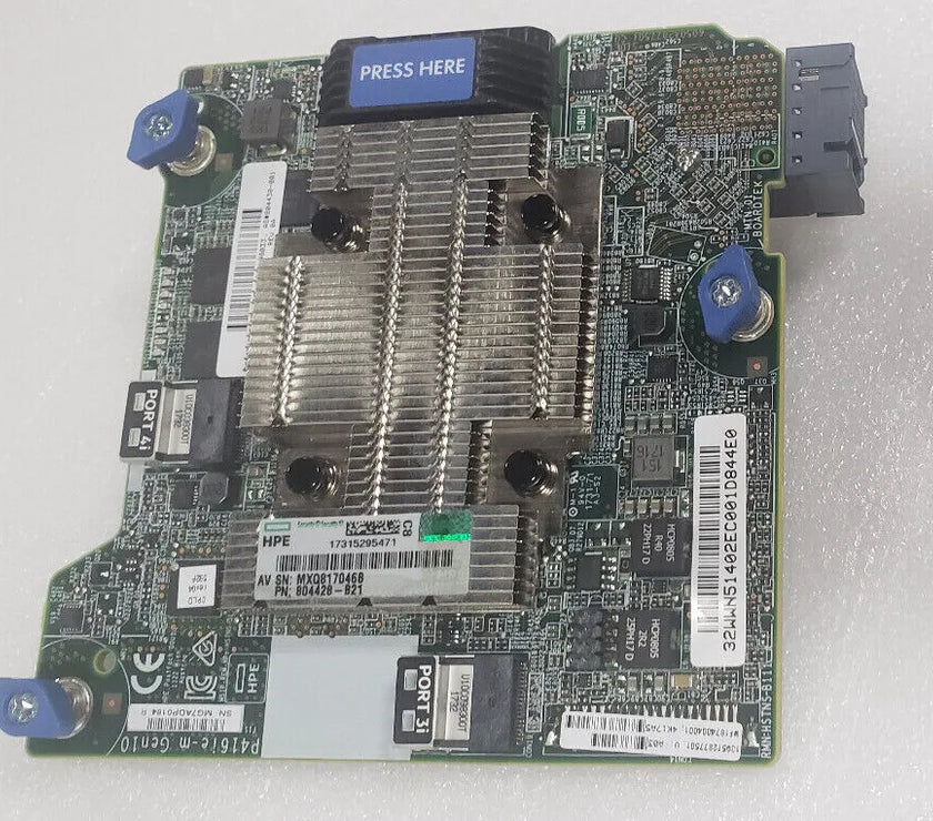 HP 804428-B21 Smart Array P416ie-m SR Gen10 8 Int 8 Ext Lanes/2GB Cac 836275-001