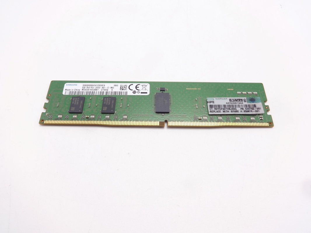 815097-B21 HPE 8gb 1RX8 pc4-2666V