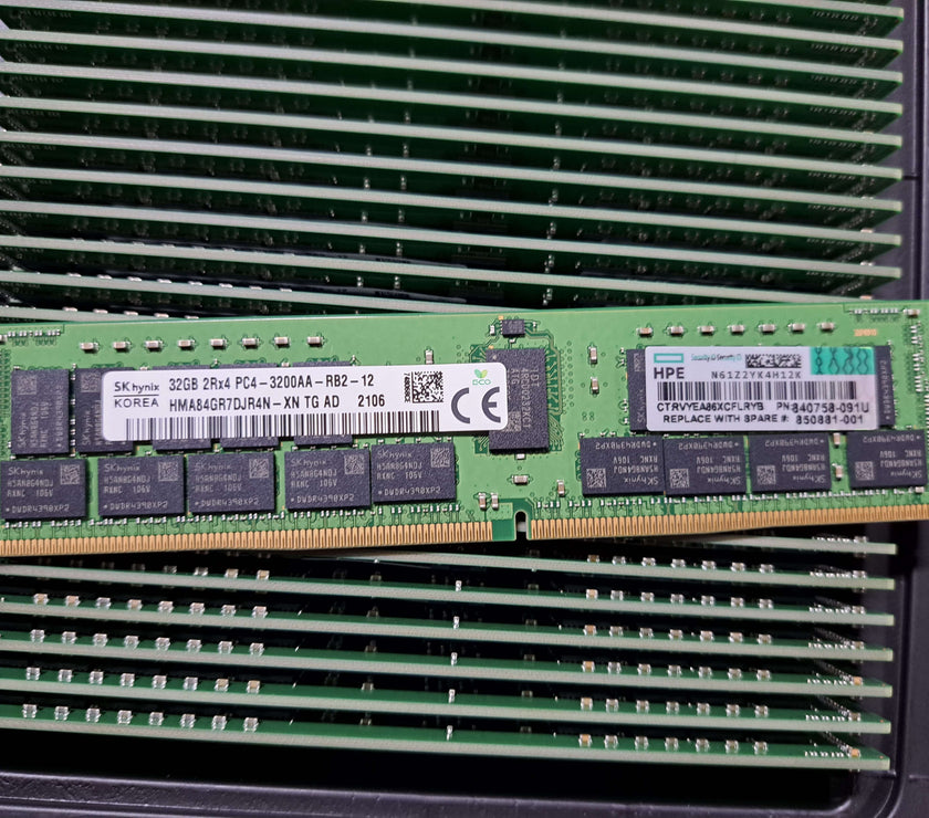 815100-B21 HPE 32gb 2rx4 pc4-2666v