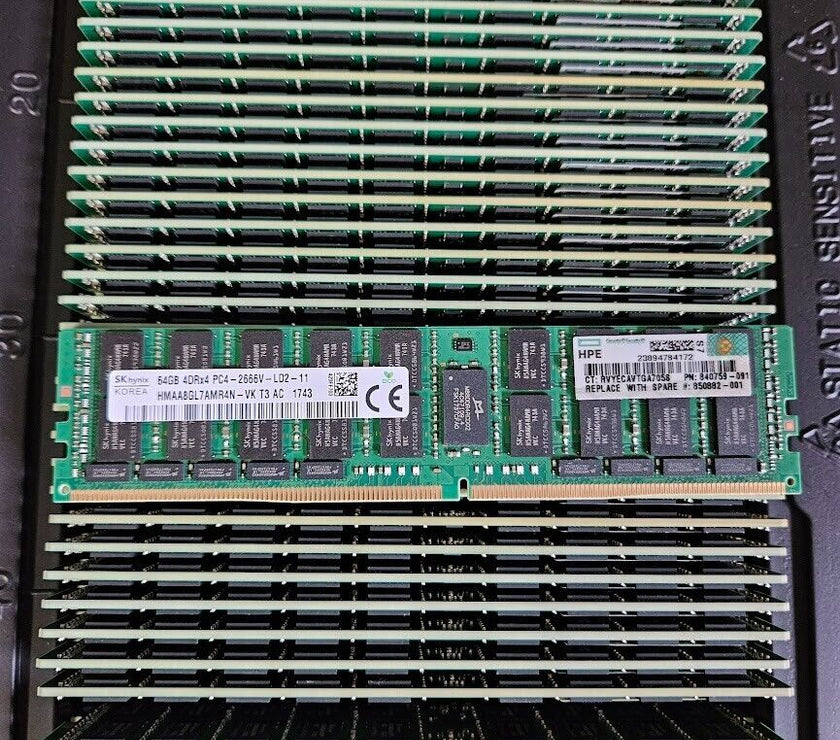 815101-B21 HPE 64GB (1x64GB) Quad Rank x4 DDR4-2666 CAS-19-19-19