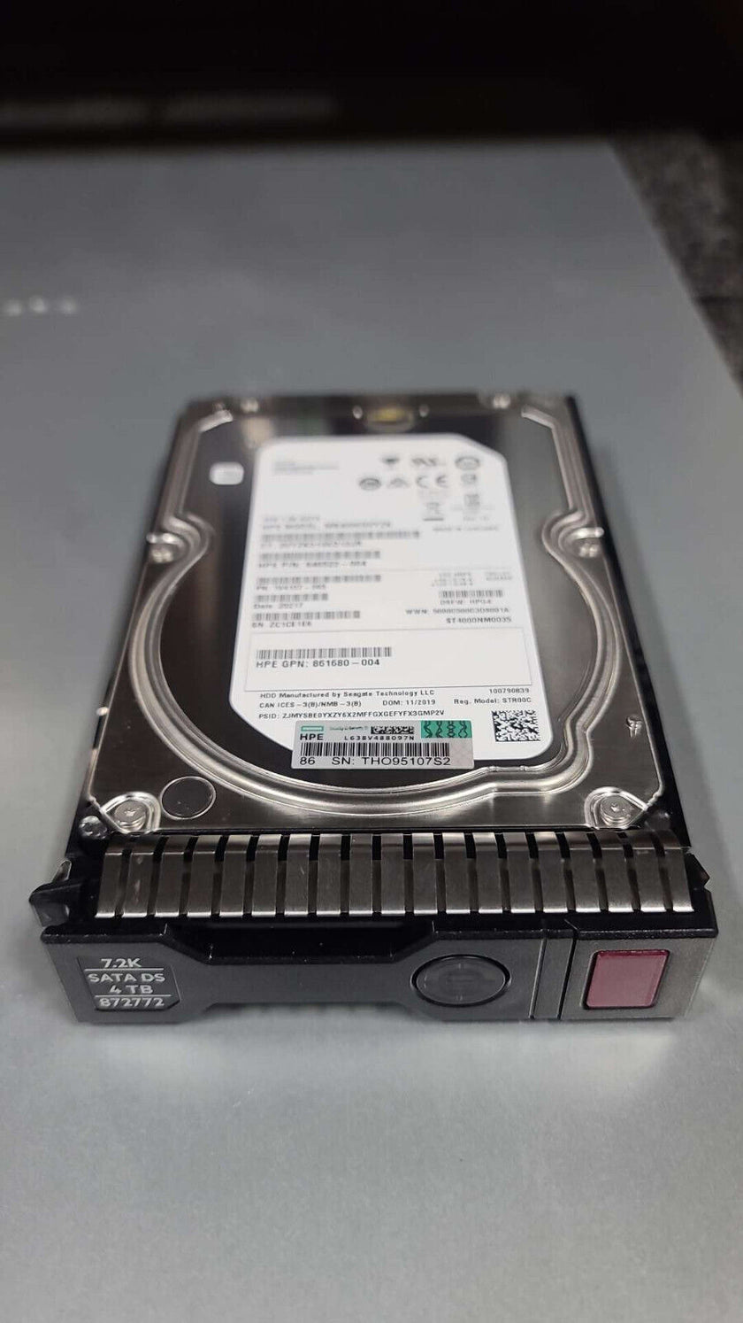 872491-B21 HPE 4tb sata 6G Midline 7.2K lff sc ds