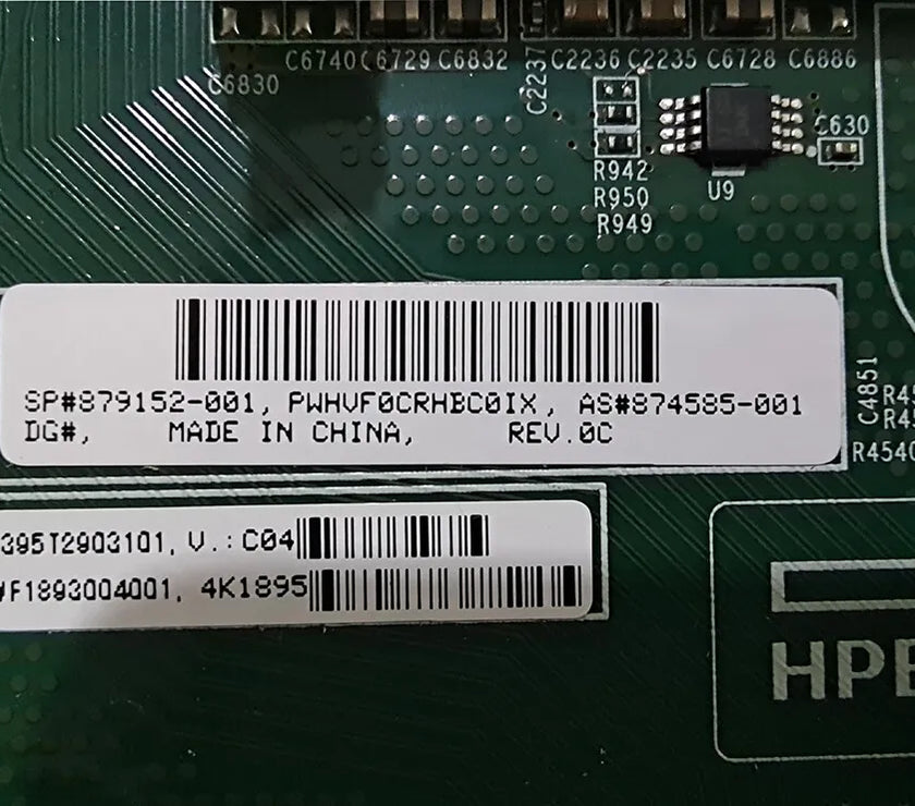 879152-001 ML350 Gen 10 Systemboard