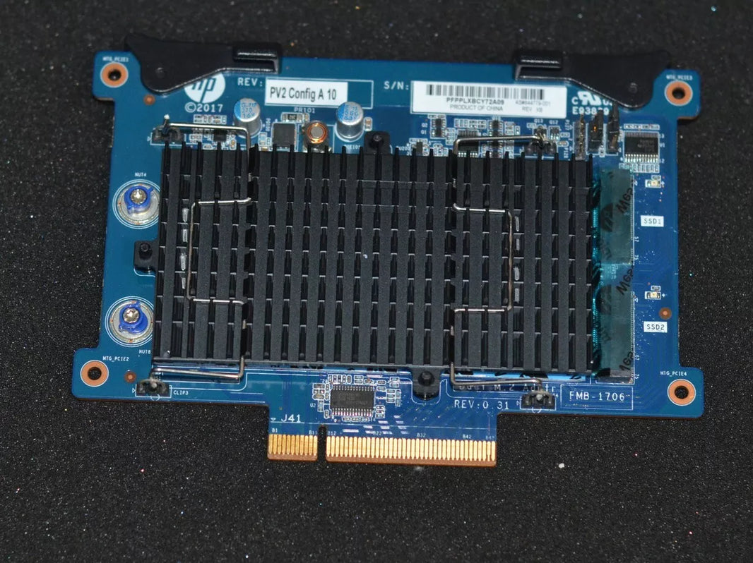 933576-001 HP pcie dual m.2 ssd adapter for HP z8 g4 Workstation