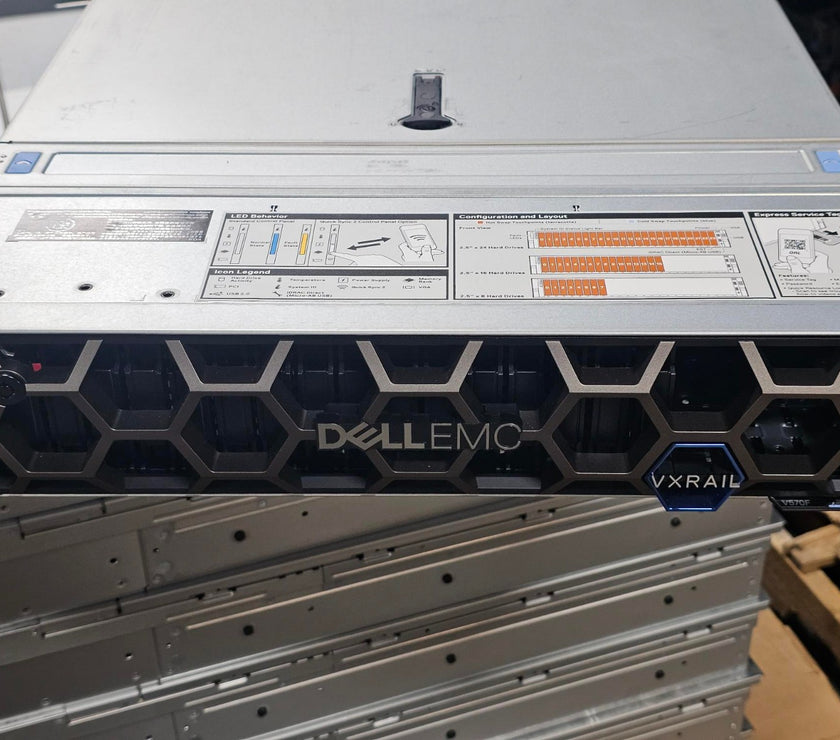 Dell EMC VxRail P570F 24-SFF Cto  2x 6152 2.GHz 22 cores  2x 2000w psu  full fan kit