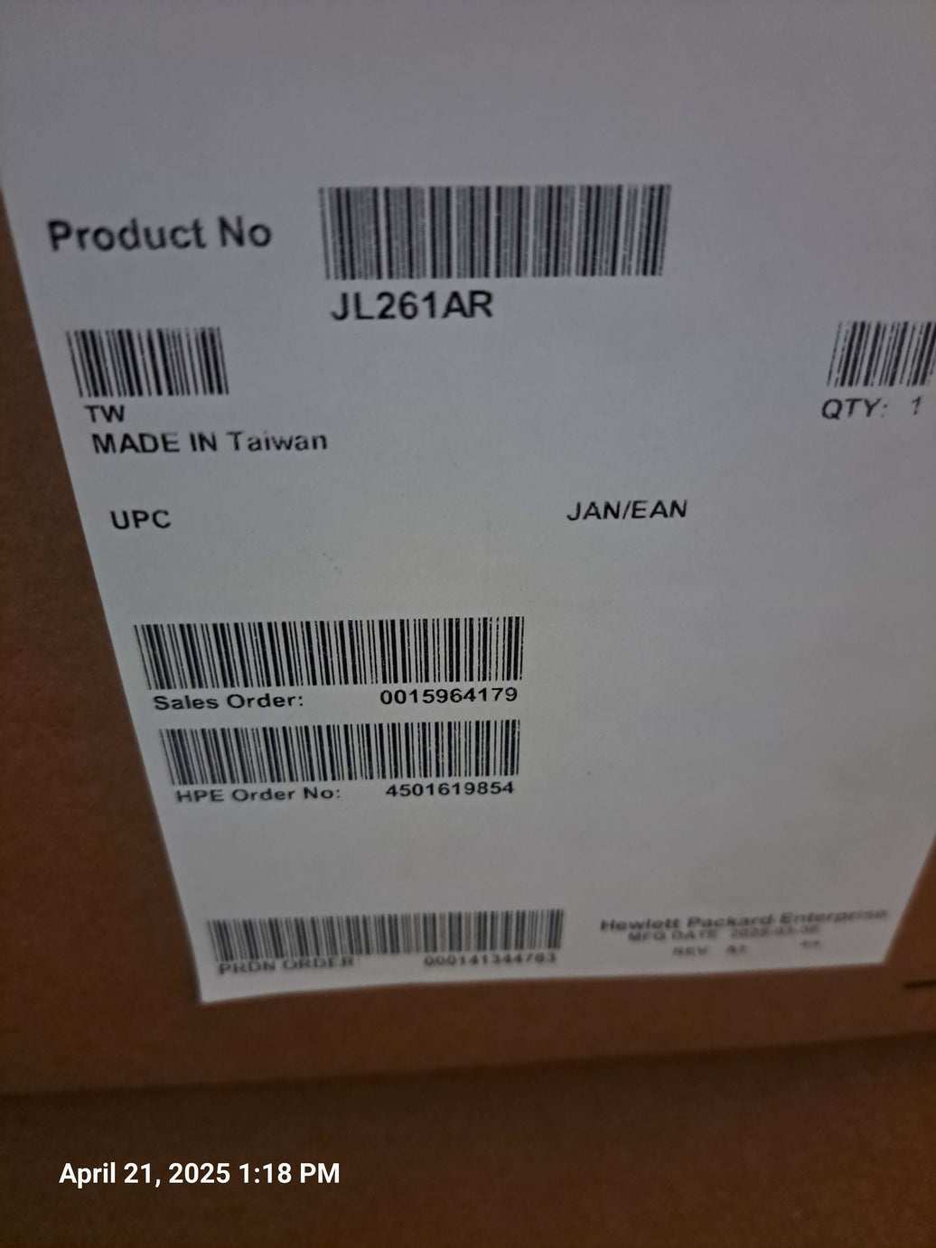 JL261A HPE Aruba 2930F 24G PoE+ 4SFP  Switch