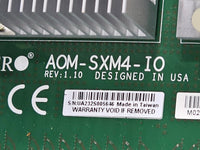 Supermicro AOM-SXM4-IO PCIE Gen4 switch board for 4U 8 SXM4 GPU system