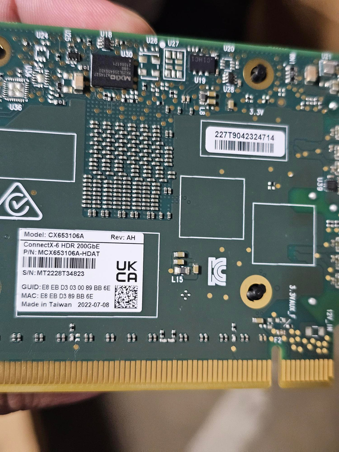 Mellanox MCX653106A-HDAT Dual Port 200GbE Network Adapter Card High Profile