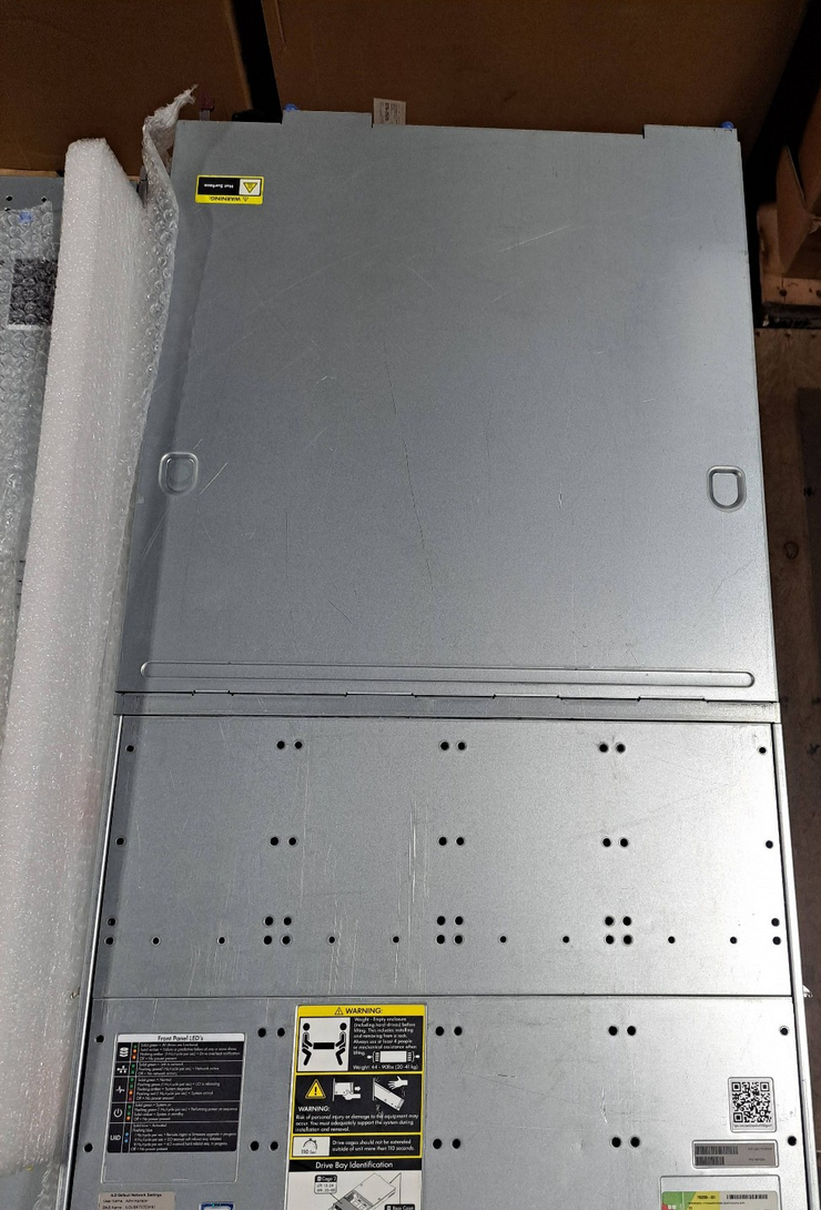 HPE N9Y08A StoreEasy 1650 Expanded Storage CTO with 154tb storage windows 2016 loaded onto 120gb ssd