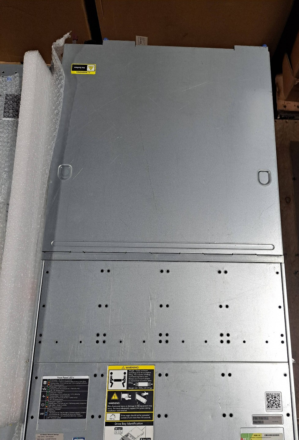 HPE N9Y08A StoreEasy 1650 Expanded Storage CTO with 336tb storage windows 2016 loaded onto 120gb ssd 64gb ram