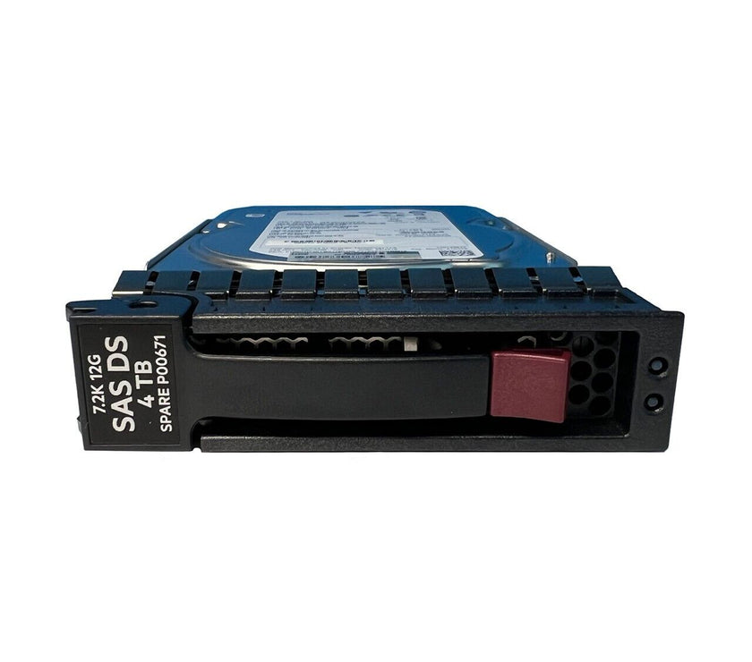 P00671-001 HPE 4TB 12G 7.2K SAS 3.5" LFF DS HDD