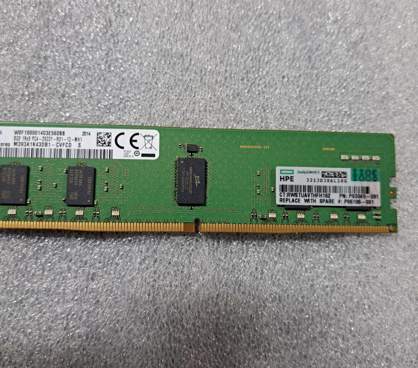 P00918-B21 HPE 8GB (1x8GB) Single Rank x8 DDR4-2933