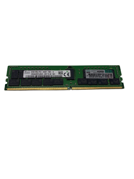 P00924-B21 Hpe 32gb (1X32gb) Dual Rank X4 Ddr4-2933 CAS-21-21-21 Registered Smart Memory Kit