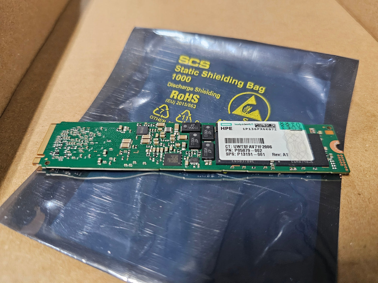 P05879-002 1.92TB Solid State Drive (SSD) NVMe X4 MU XTmp M.2 P13191-001 P05898-001