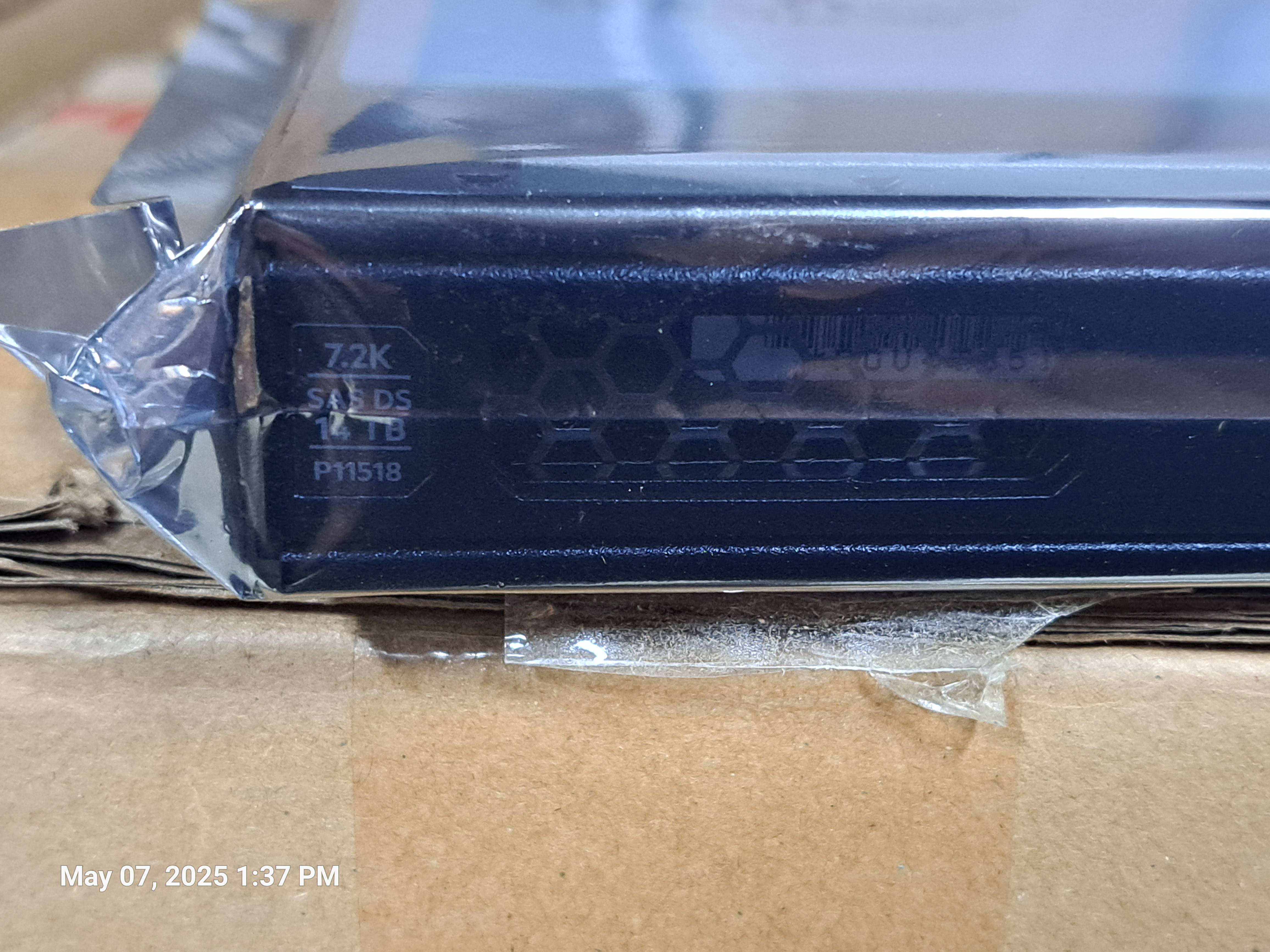 p09155-B21 P11518-001  HPE 14TB 7.2K 3.5IN DS SAS-12G LP ML HD