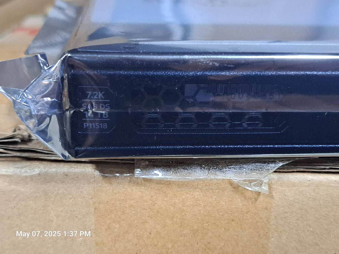 p09155-B21 P11518-001  HPE 14TB 7.2K 3.5IN DS SAS-12G LP ML HD