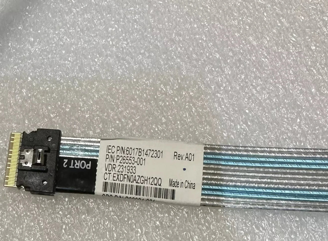 p26553-001 HPE DL360 Gen10 Plus 8SFF Tri-Mode Backplane to Type-A SR / MR Controller Cable