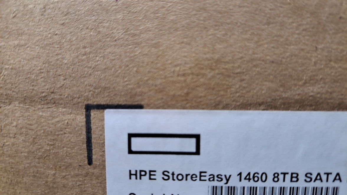R7G16A HPE StoreEasy 1460 8TB SATA Storage server hardware only