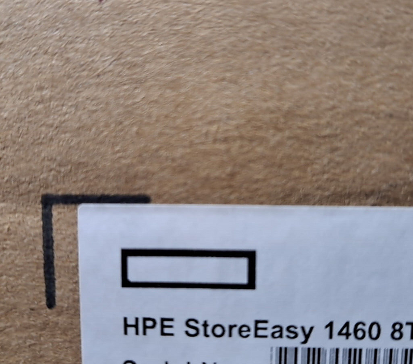 R7G16A HPE StoreEasy 1460 8TB SATA Storage server hardware only