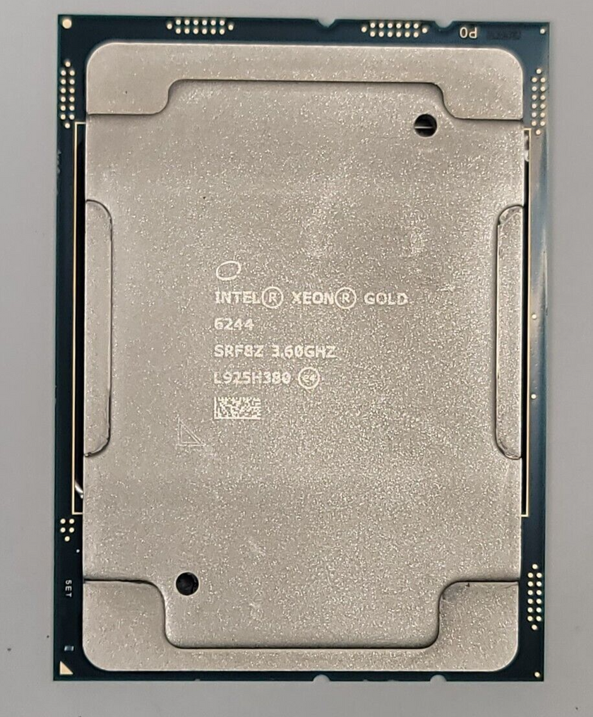 Intel xeon gold 6244  3.6Ghz 8c SRF8Z