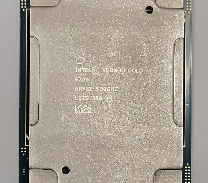 Intel xeon gold 6244  3.6Ghz 8c SRF8Z